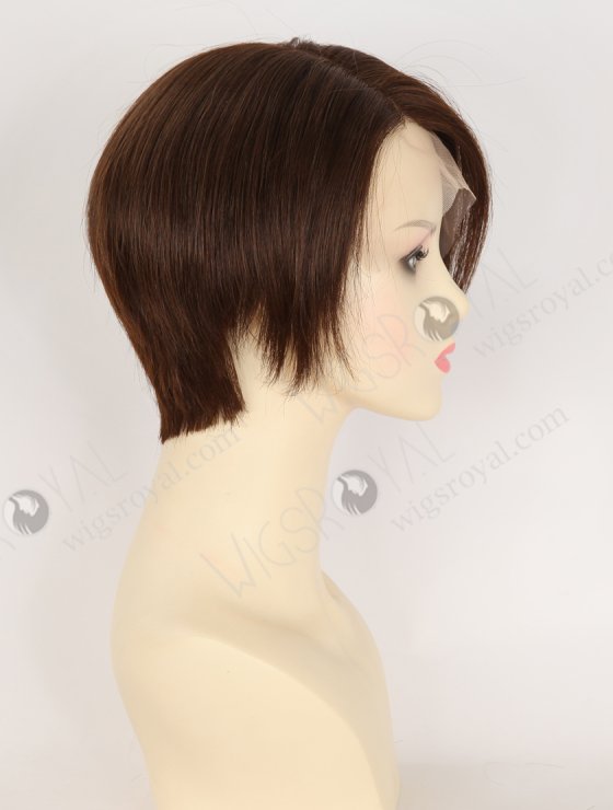In Stock European Hair 6" Straight 3# Color Divine Lace Front Wig RLF-08094-34437
