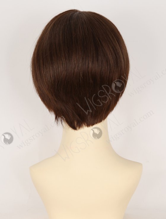 In Stock European Hair 6" Straight 3# Color Divine Lace Front Wig RLF-08094-34438