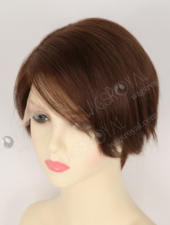 In Stock European Hair 6" Straight 3/4# Blended Color Divine Lace Front Wig RLF-08095-34422