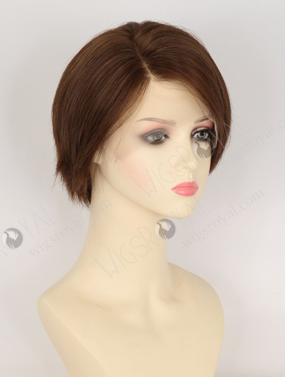 In Stock European Hair 6" Straight 3/4# Blended Color Divine Lace Front Wig RLF-08095-34421