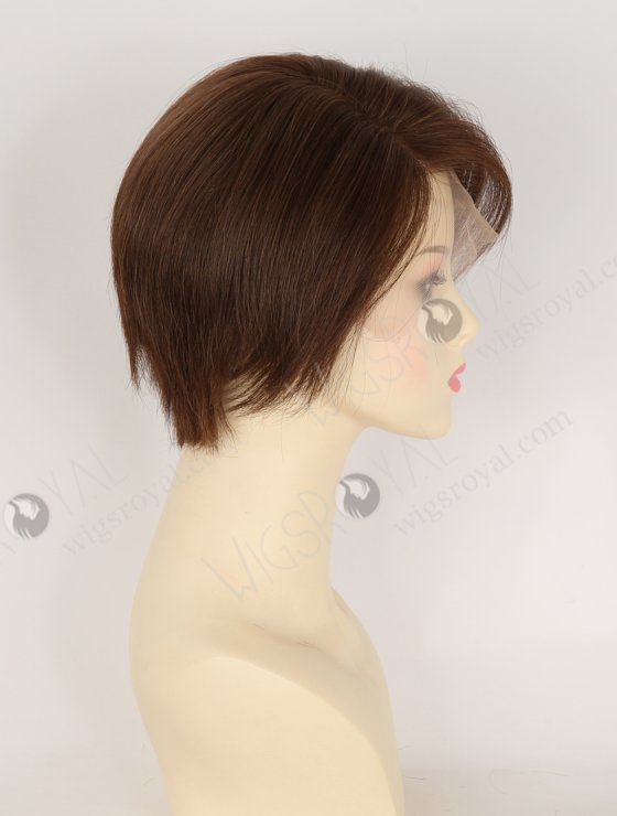 In Stock European Hair 6" Straight 3/4# Blended Color Divine Lace Front Wig RLF-08095-34423