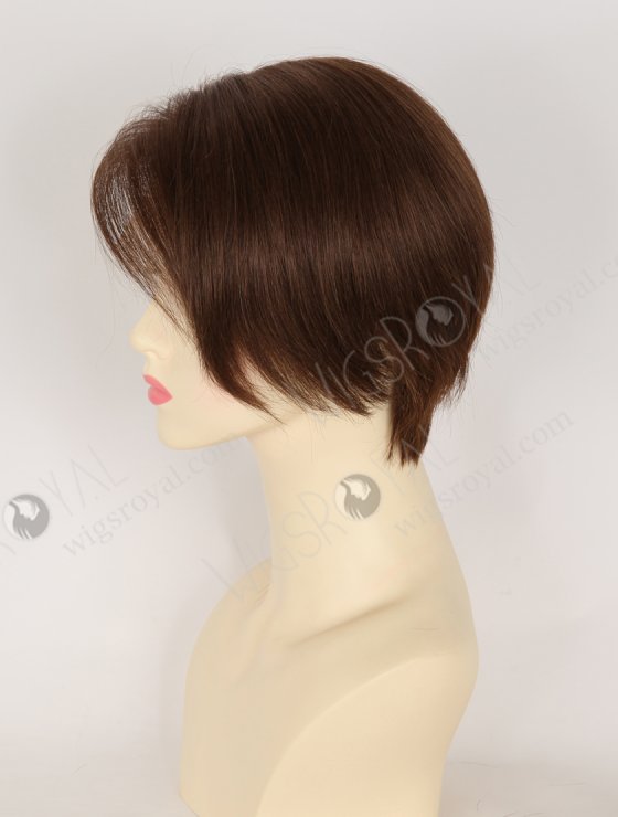 In Stock European Hair 6" Straight 3/4# Blended Color Divine Lace Front Wig RLF-08095-34424