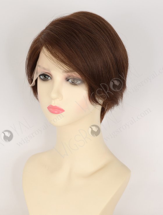 In Stock European Hair 6" Straight 3/4# Blended Color Divine Lace Front Wig RLF-08095-34426