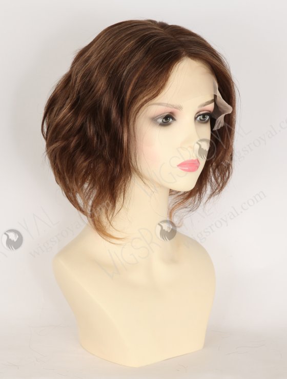 In Stock European Hair 8" Loose Body 3/T3/8# Highlights Color Divine Lace Front Wig RLF-08099-34442