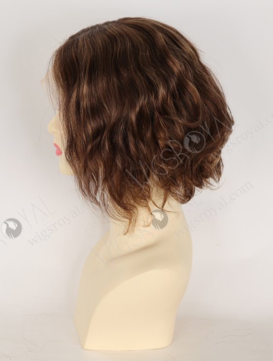 In Stock European Hair 8" Loose Body 3/T3/8# Highlights Color Divine Lace Front Wig RLF-08099-34443