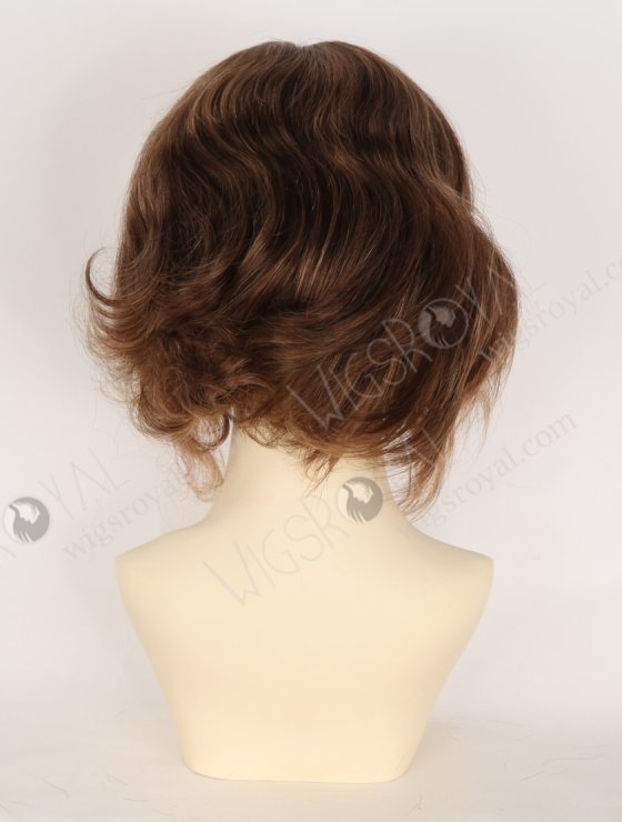 In Stock European Hair 8" Loose Body 3/T3/8# Highlights Color Divine Lace Front Wig RLF-08099-34447