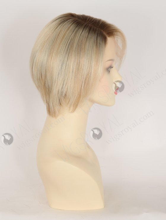 In Stock European Hair 6" Straight T9/60/25/8# Color Divine Lace Front Wig RLF-08096-34412