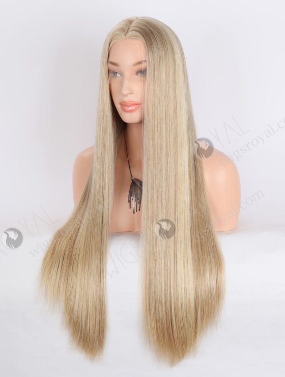 Super All One Length Mixed Color High Density Human Hair Full Lace Wig WR-LW-146-34478
