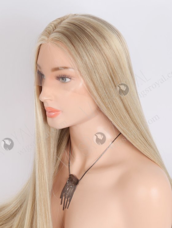 Super All One Length Mixed Color High Density Human Hair Full Lace Wig WR-LW-146-34480