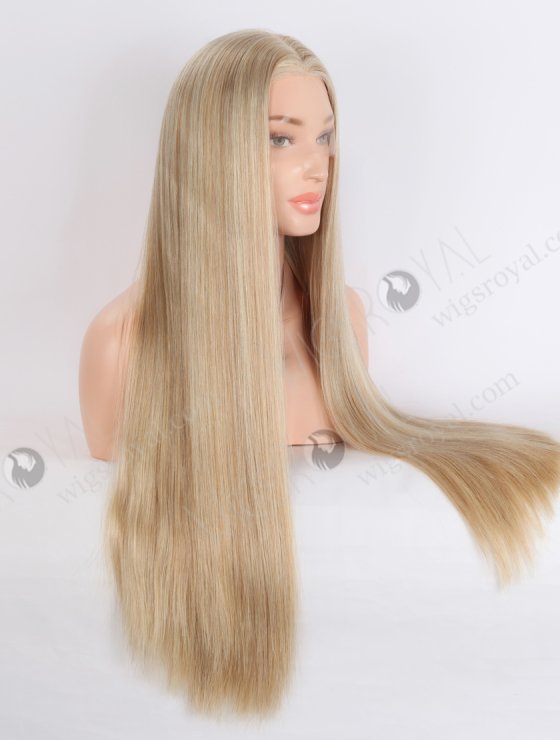 Super All One Length Mixed Color High Density Human Hair Full Lace Wig WR-LW-146-34481