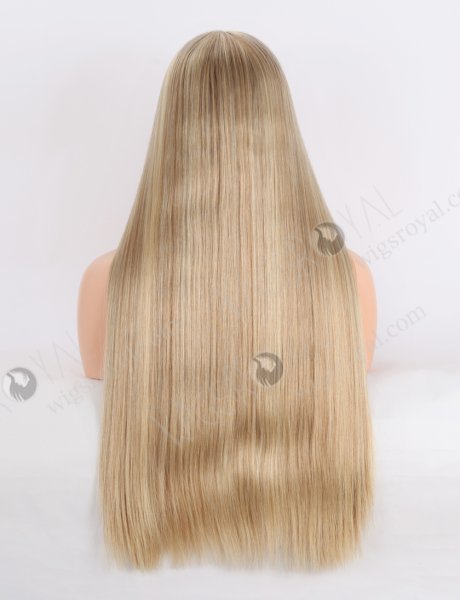 Super All One Length Mixed Color High Density Human Hair Full Lace Wig WR-LW-146