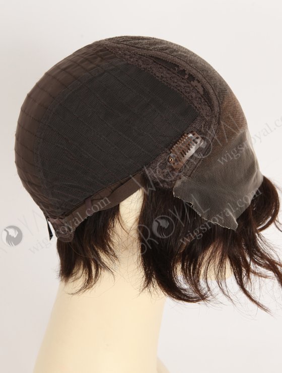 Top Quality Pixie Cut Wavy Natural Color Human Hair Lace Front Wig WR-CLF-087-34459
