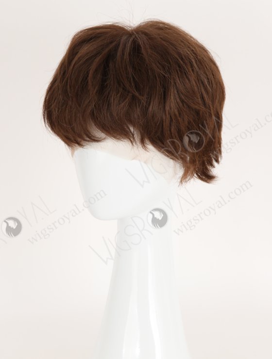 Pixie Cut Short Mixed Brown Color Human Hair Lace Front Wig WR-CLF-088-34470