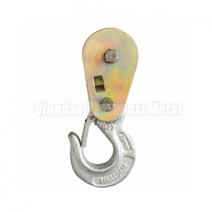 Hook type self-locking pulley  XQX055