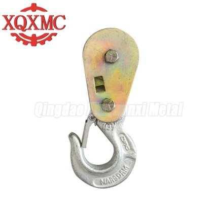 Hook type self-locking pulley  XQX055