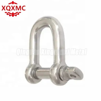 EU Type Stainless Steel D Shackle