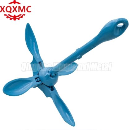 Hot dip galvanized anchor, foldable lotus anchor