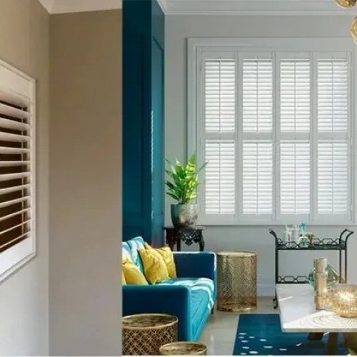 Indoor window internal PVC plantation shutters