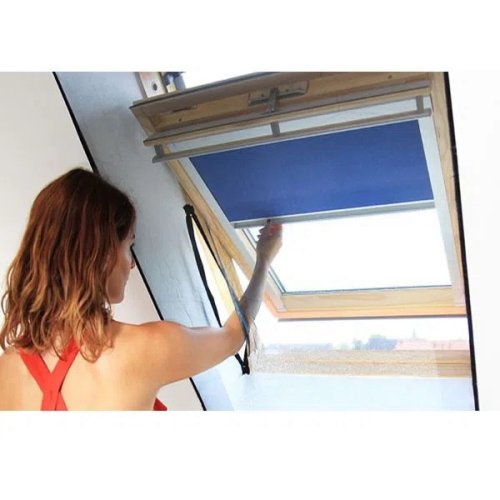 Cheap Cuttable DIY Screen Window With Zipper