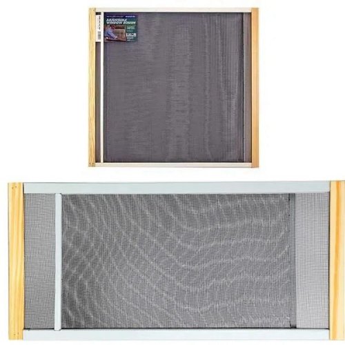 Adjustable Window Screen Wood Frame Horizontal
