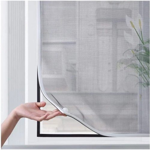Size Cuttable PVC Magnetic Window Screen