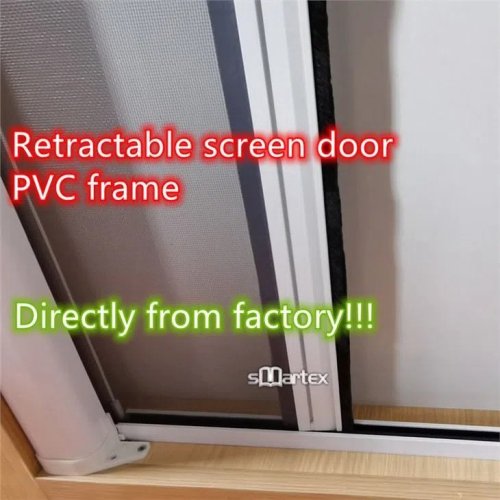 Door Fly Screen PVC Retractable Mosquito Net