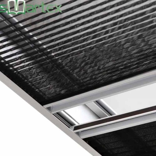 Newly diy product double functional pleated insect screen mesh folding screen window