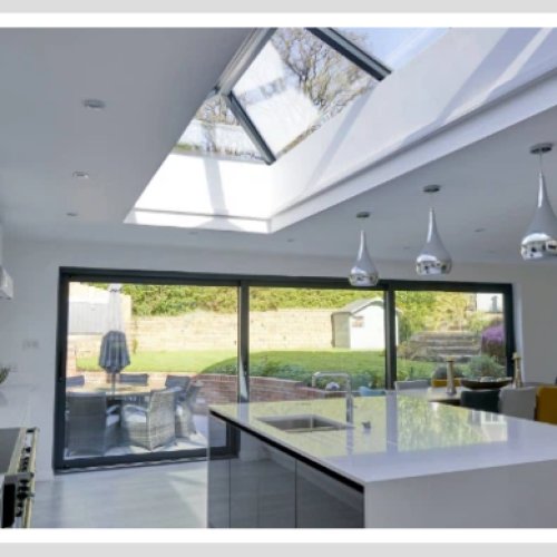 Thermal Break Aluminum Bi-fold Sliding Patio Door