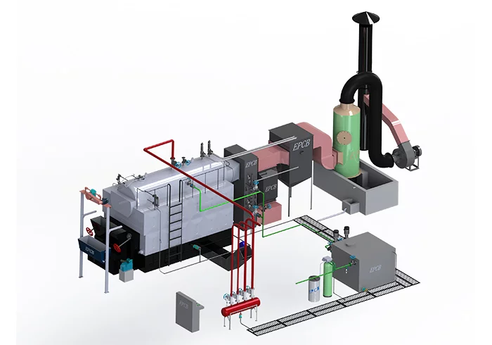 Biomass Fired Steam Boiler For Chocolate Plant 2