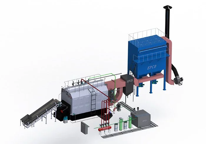Special Low NOx Emission Biomass Fired Steam Boiler 2