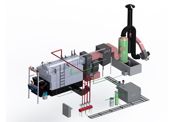 Chain Grate Boiler For Sale|Coal Steam Boiler|EPCB Boiler