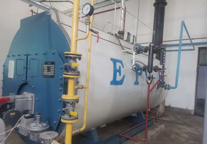 Two 2T/h gas-fired steam boilers in Uzbekistan