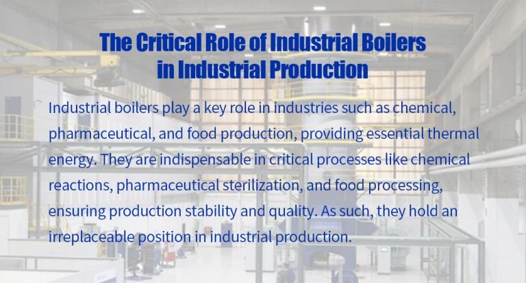 The Critical Role of Industrial Boiler in Industrial Production