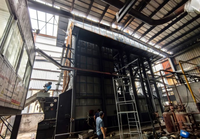 25T/h Biomass Fired Steam Boiler For Fishmeal Industry in China