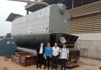 15T/h Coal Fired Steam Boiler For Food Industry in Thailand 