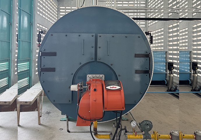 3T/h Gas Fired Steam Boiler For Indonesia Textile Industry