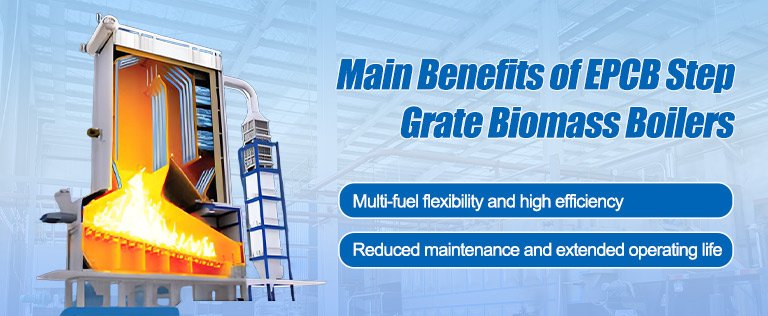 Main Advantages of EPCB Step Grate Biomass Boiler