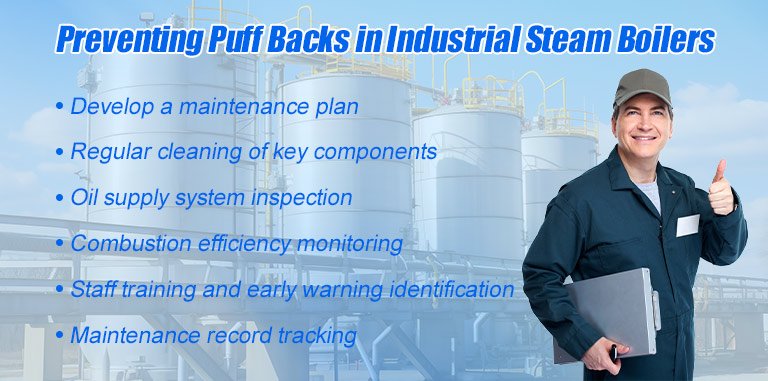 Preventing Puff Backs in Industrial Steam Boilers