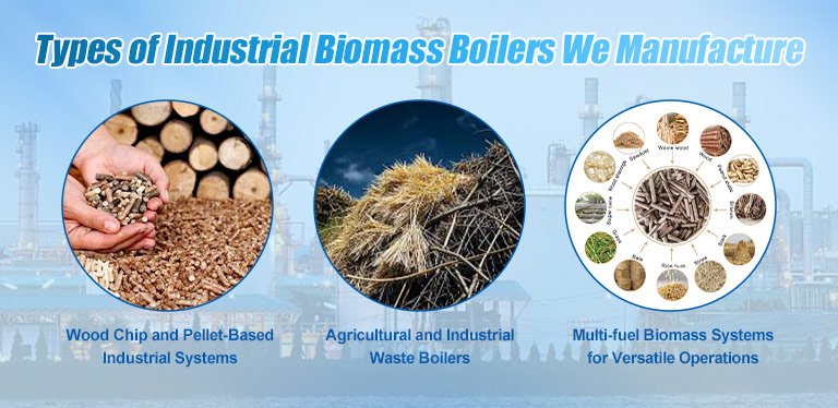 Types of Industrial Biomass Boilers We Manufacture