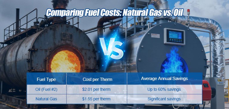 Comparing Fuel Costs: Natural Gas vs. Oil