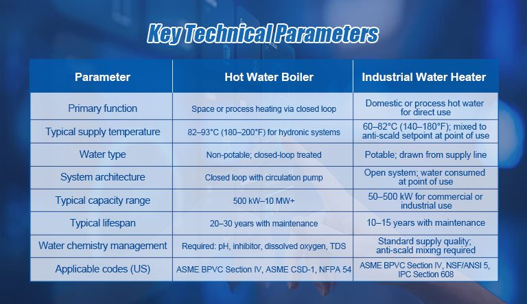 Key Technical Parameters