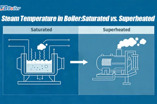 Steam Temperature in Boiler: Saturated vs. Superheated