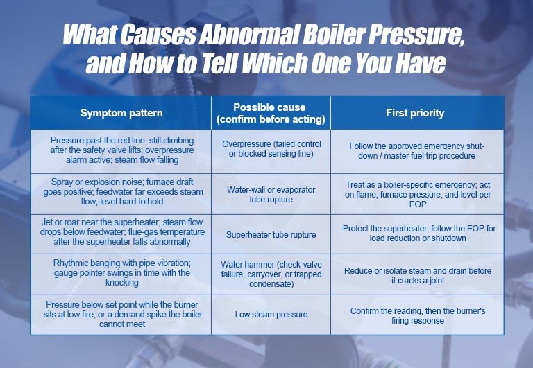 What Causes Abnormal Boiler Pressure, and How to Tell Which One You Have
