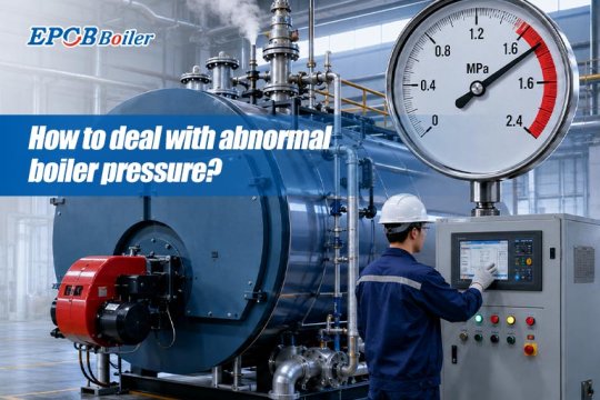 How to deal with abnormal boiler pressure?