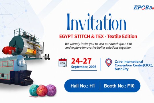 EPCB Boiler to Exhibit at EGYPT STITCH & TEX EXPO 2026 in Egypt