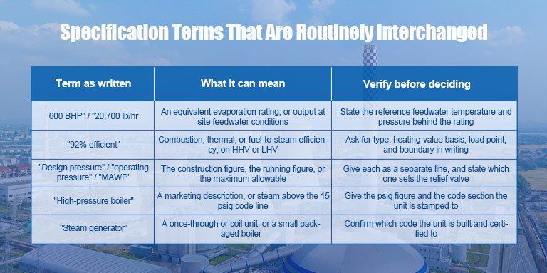 pecification Terms That Are Routinely Interchanged