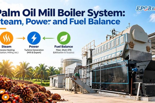 Palm Oil Mill Boiler System: Steam, Power and Fuel Balance