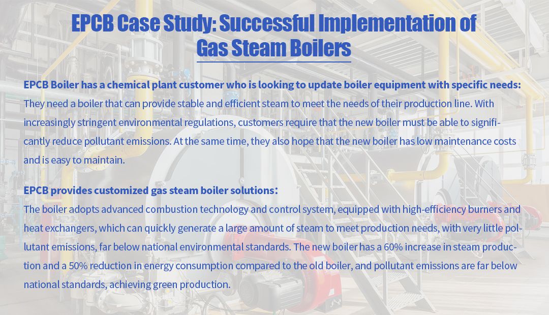 Successful Implementation of Gas Steam Boiler