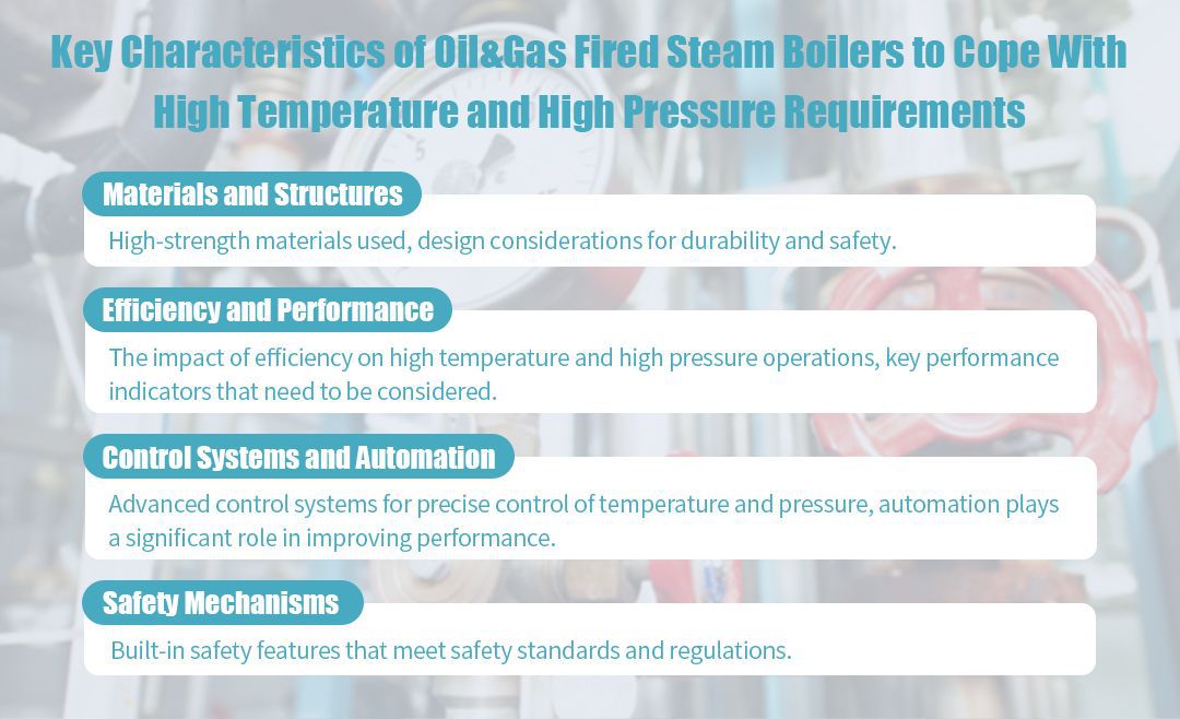 4 key features of oil and gas-fired steam boilers for high temperature and pressure needs