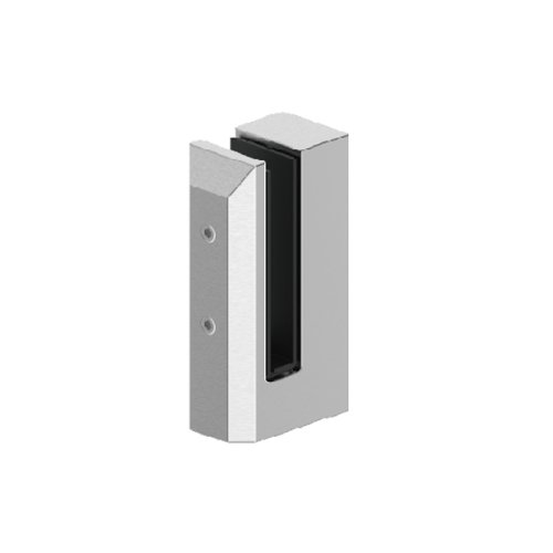 ABRAZADERA PARA VIDRIO DE PISO - MONTAJE LATERAL